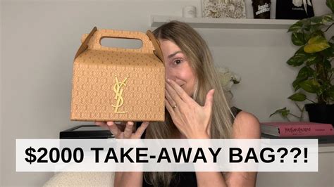 ysl lunch bag unboxing